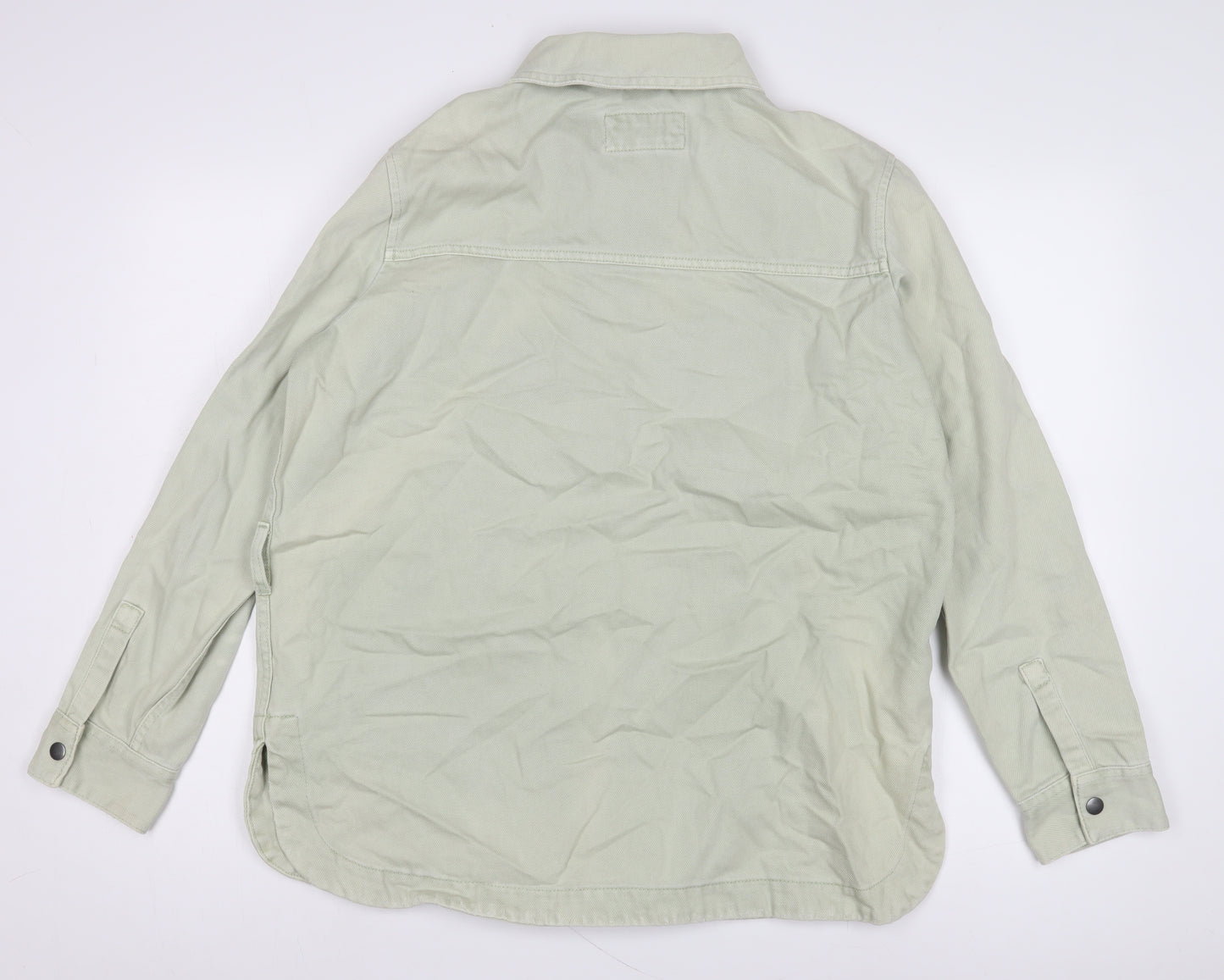 Marks and Spencer Women's Green Cotton Jacket, Size 12