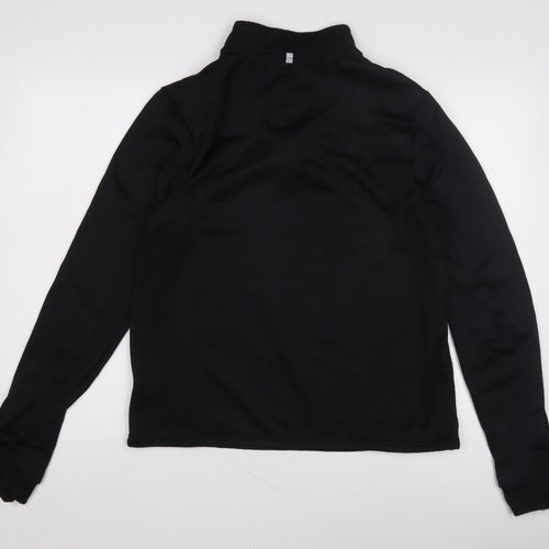Crane Unisex Black Long Sleeve Athletic Pullover M