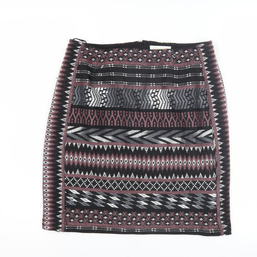 Monsoon Women’s Multicoloured Geometric Pencil Skirt Size 8