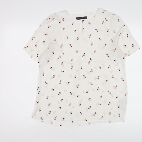 Marks and Spencer Women's Ivory Blouse Size 8