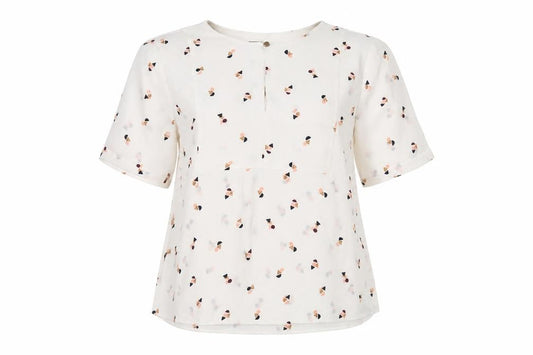Front view of Marks & Spencer Women's Ivory Blouse, size 8