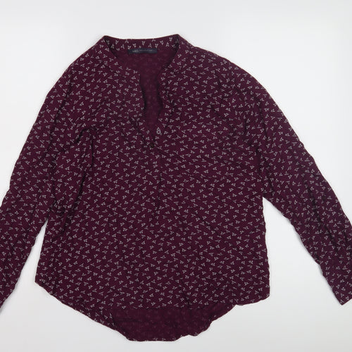 Marks and Spencer Women's Pink Blouse Size 10