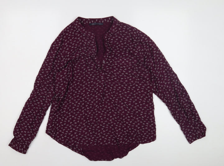 Marks and Spencer Women's Pink Blouse Size 10