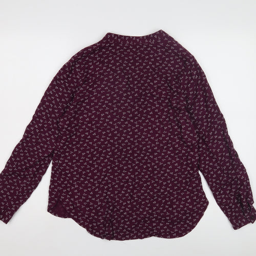 Marks and Spencer Women's Pink Blouse Size 10