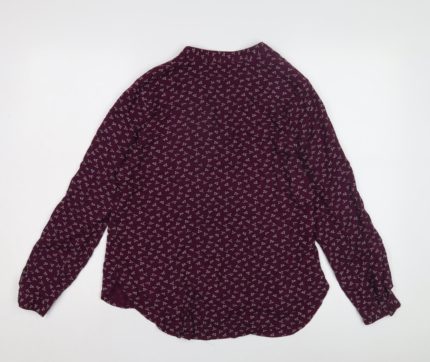 Marks and Spencer Women's Pink Blouse Size 10