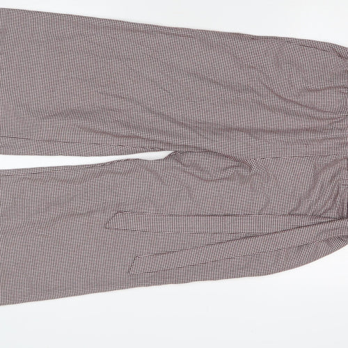 Zara Women's Multicoloured Cropped Trousers Size M