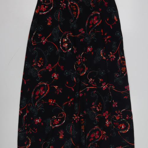 Elvi Women's Multicoloured A-Line Floral Midi Skirt - Size 16
