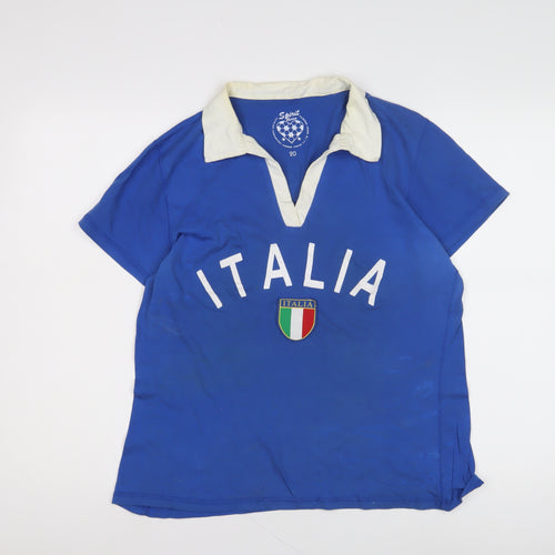 Spirit Union Blue Polo Jersey, Size 16, Italian Theme