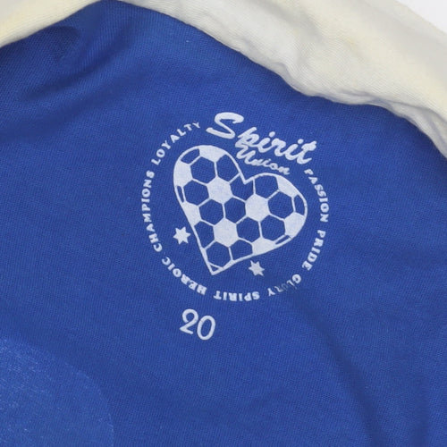 Spirit Union Blue Polo Jersey, Size 16, Italian Theme