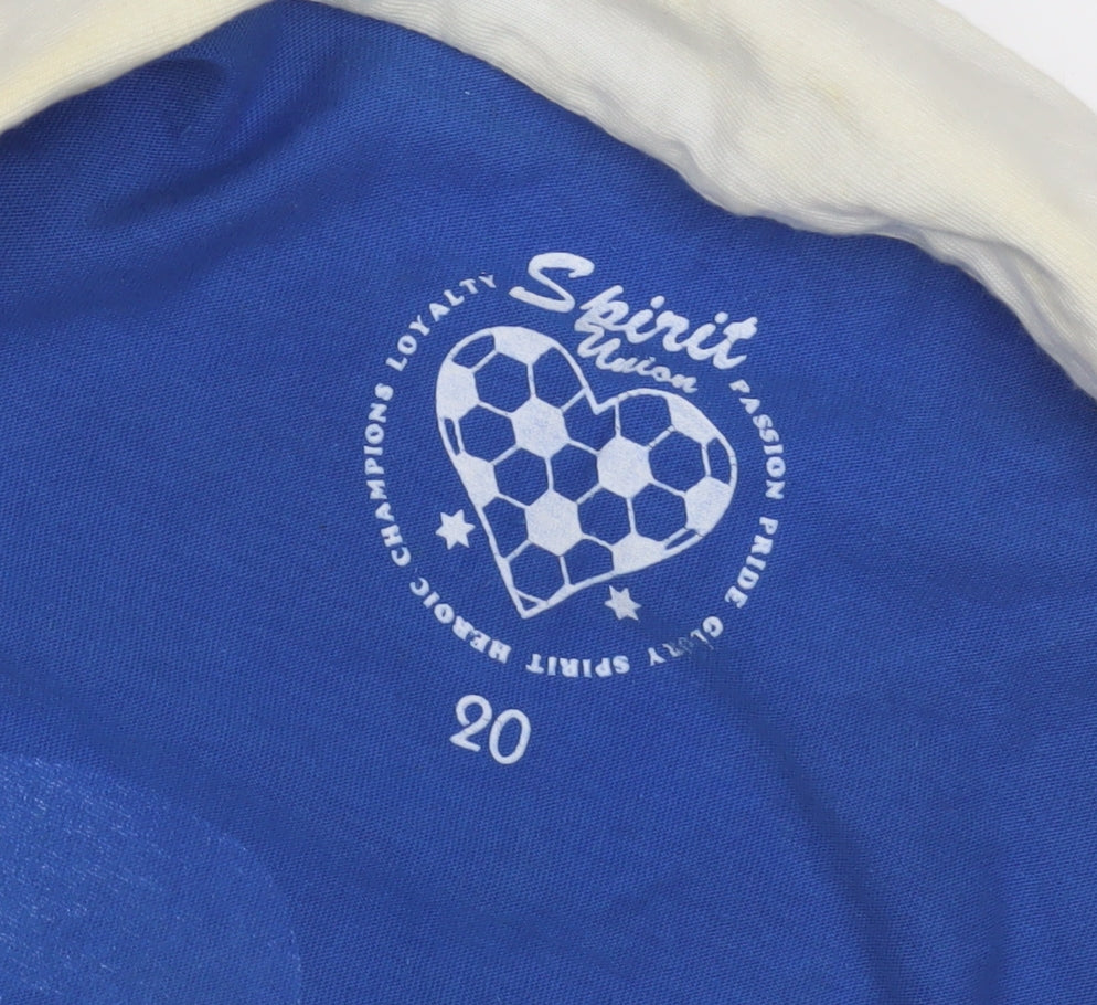 Spirit Union Blue Polo Jersey, Size 16, Italian Theme