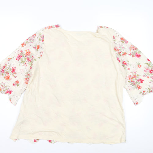 Marks and Spencer Women's Floral Blouse, Size 14, Cotton