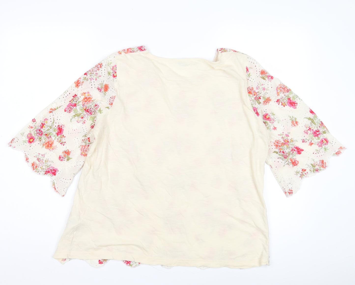 Marks and Spencer Women's Floral Blouse, Size 14, Cotton