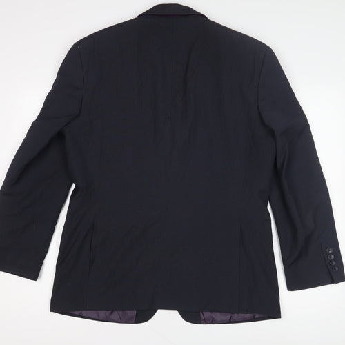 Burton Men's Black Blazer 42S Short Notch Lapel