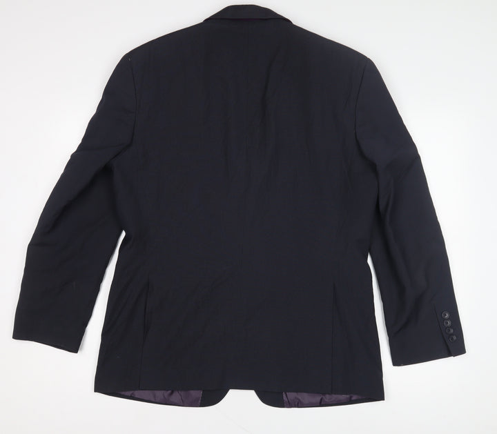 Burton Men's Black Blazer 42S Short Notch Lapel
