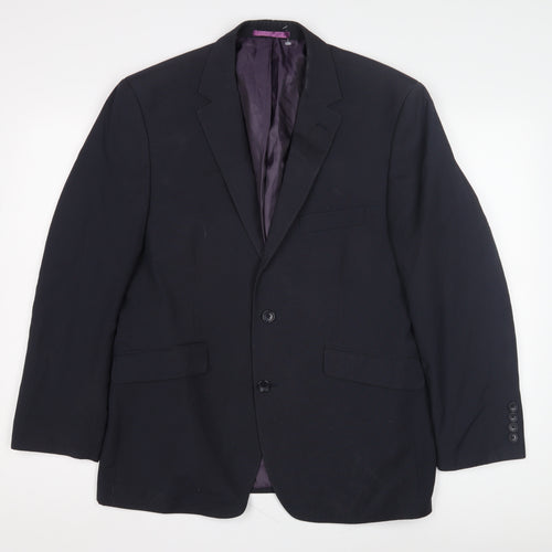 Burton Men's Black Blazer 42S Short Notch Lapel