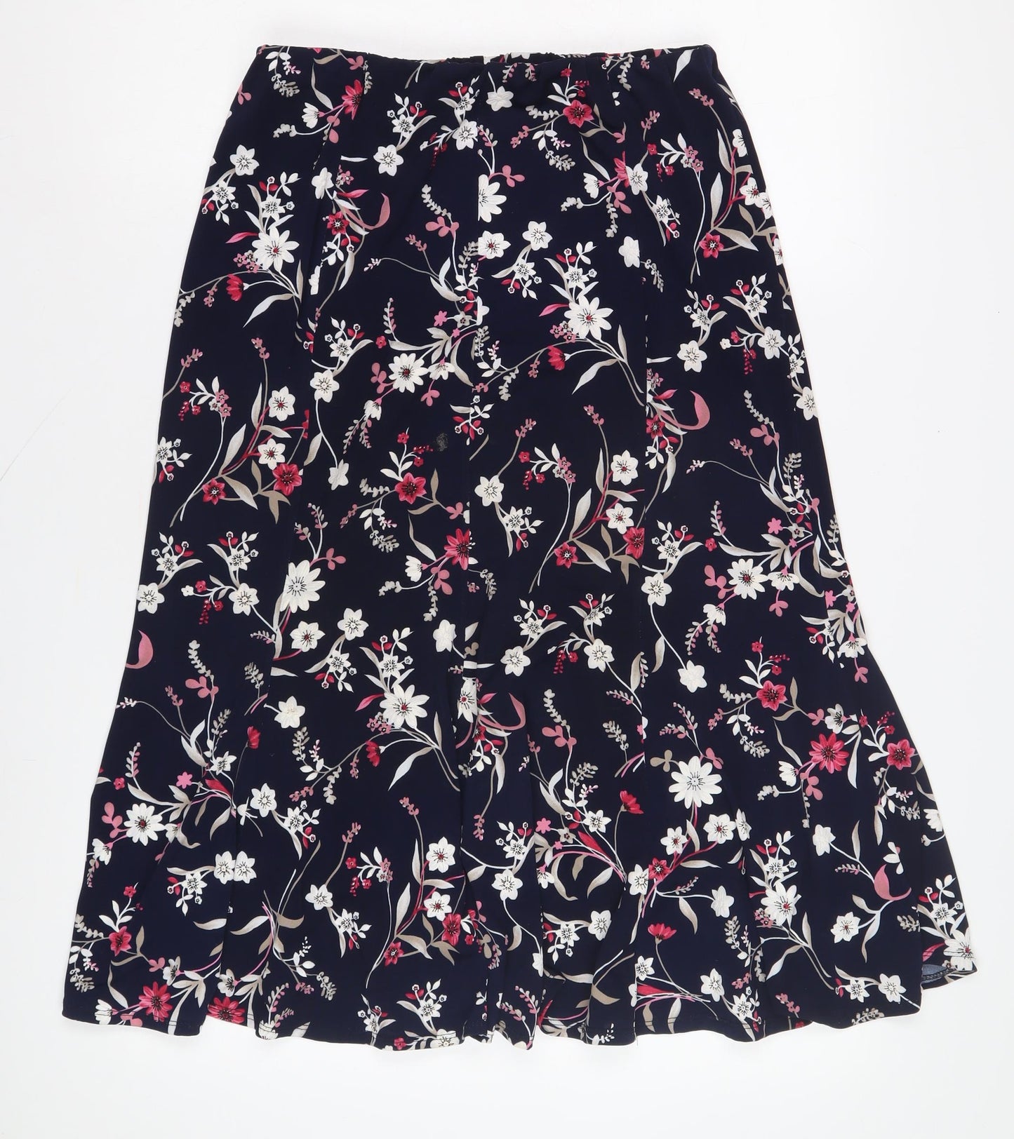 Saloos Women's Multicoloured A-Line Midi Skirt Size 14