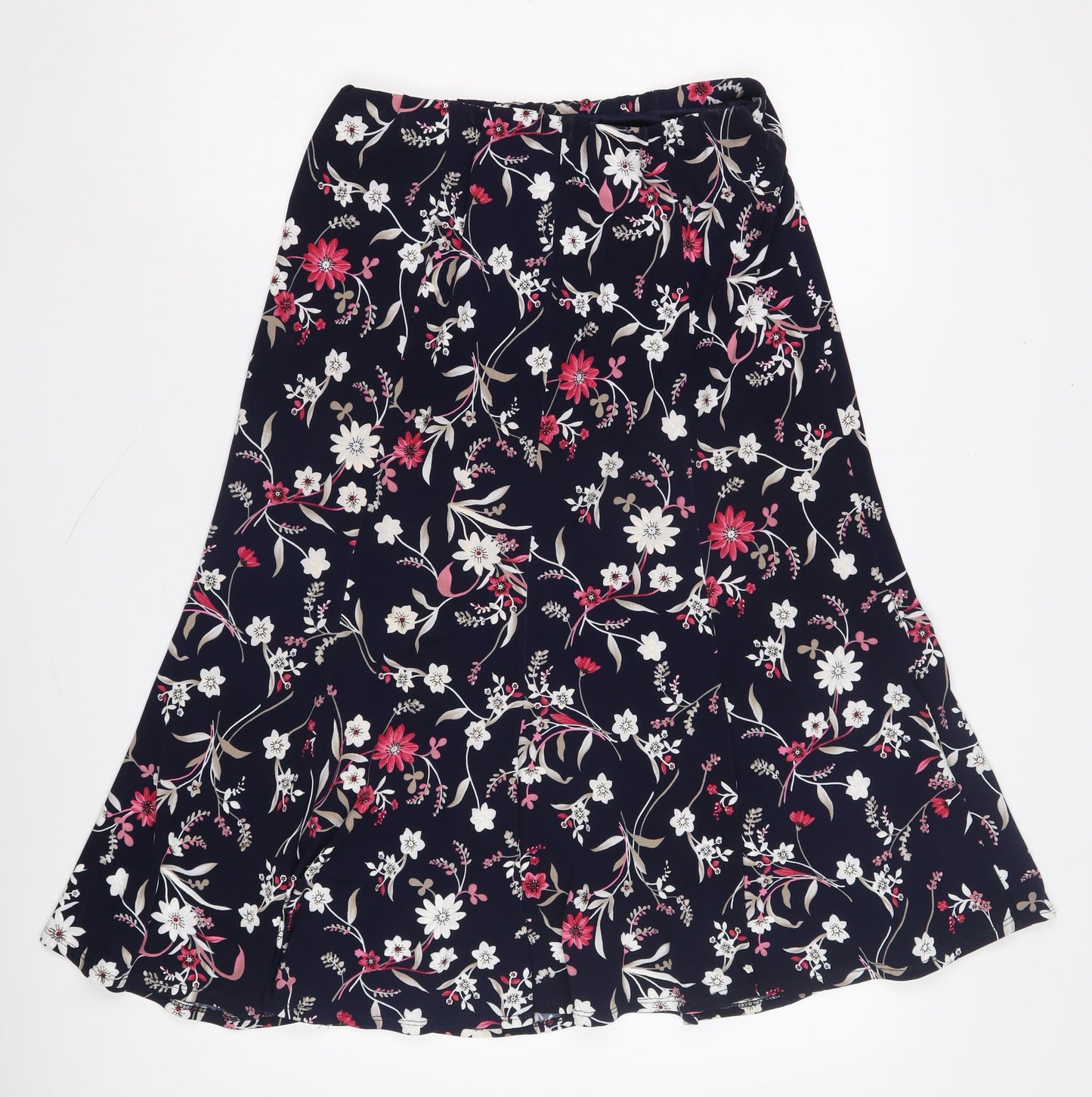 Saloos Women's Multicoloured A-Line Midi Skirt Size 14