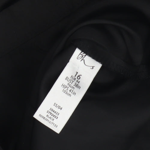 BHS Women's Black Regular Fit Jacket Size 16