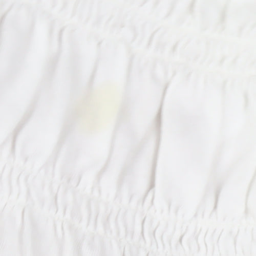 Next Women's White Blouse, Size 10, Puff Sleeves