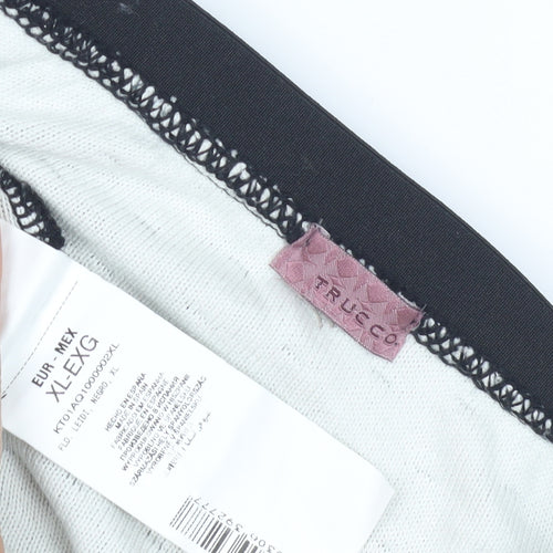 Trucco Women's Black Straight Pencil Skirt Size 14