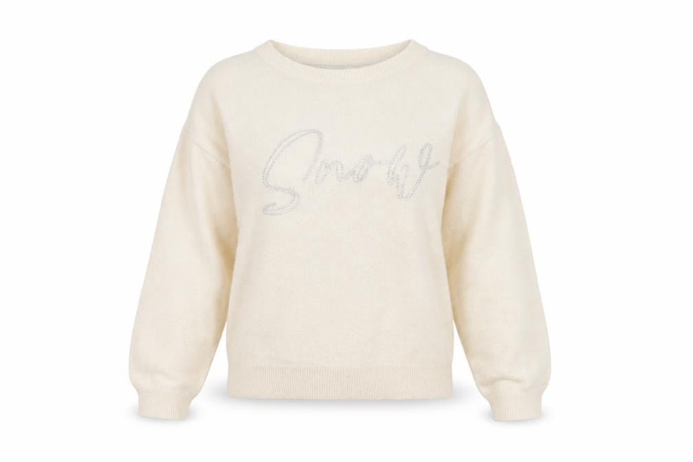 Front view of Marks & Spencer Women Beige jumper S