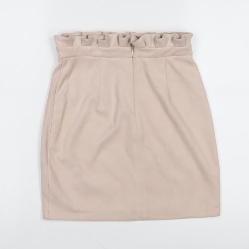 River Island Beige Women's Skirt Size 8