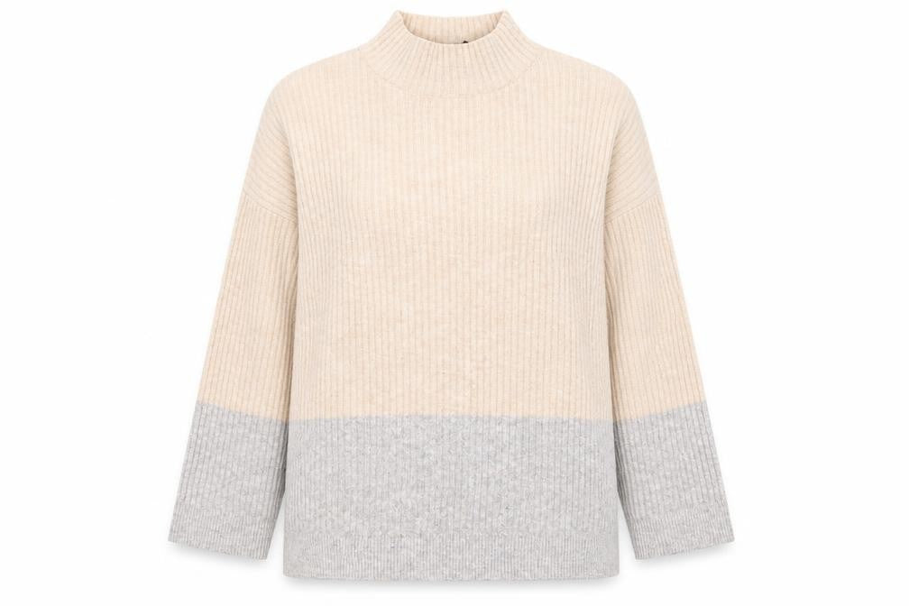 Front view of Marks & Spencer Women's Beige XL jumper