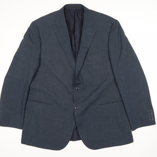 Marks and Spencer Men's Blue Blazer 44 Regular