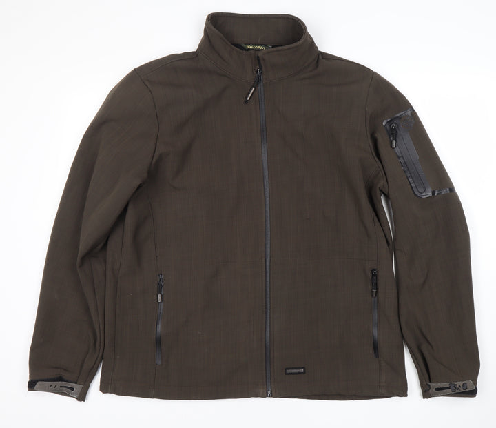 Iguana Men's Brown Soft Shell Jacket L