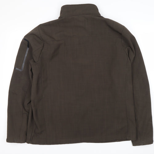 Iguana Men's Brown Soft Shell Jacket L