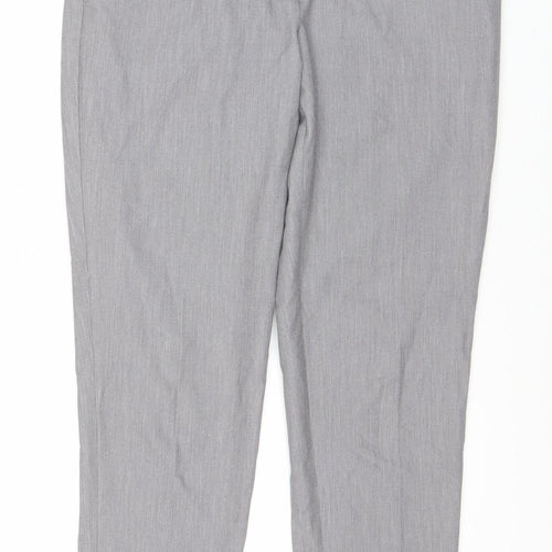 Dorothy Perkins Women's Grey Trousers Size 8