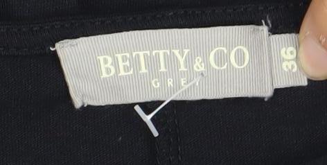 Betty & Co Women’s Blue V-Neck Blouse Size 8