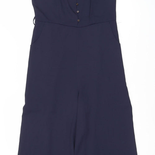 Stella Morgan Women's Navy Wide-Leg Jumpsuit UK 10