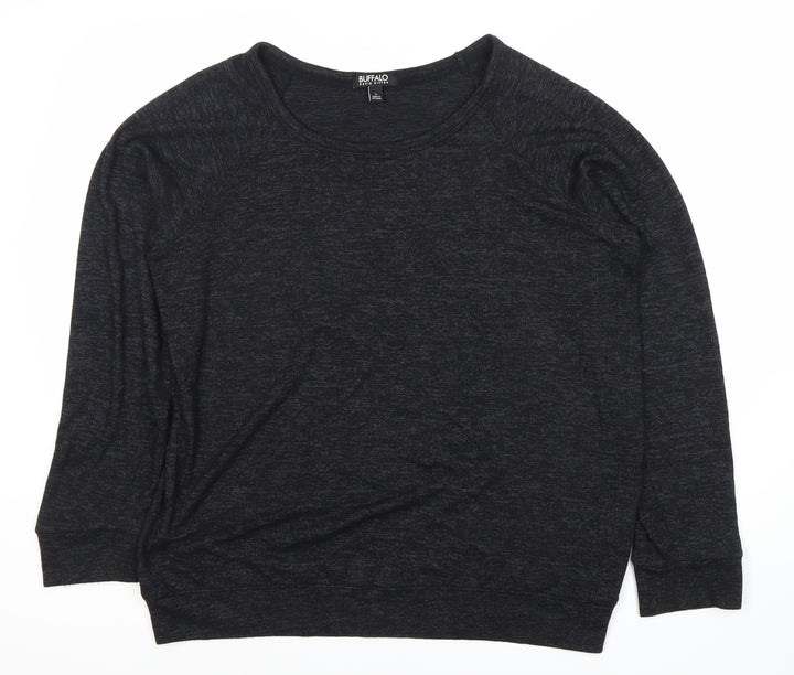 Buffalo Women’s Black Jumper L - Casual 3/4 Sleeve