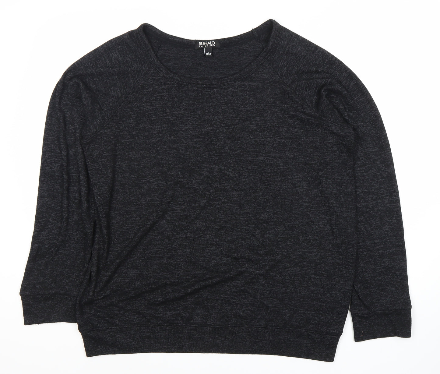 Buffalo Women’s Black Jumper L - Casual 3/4 Sleeve