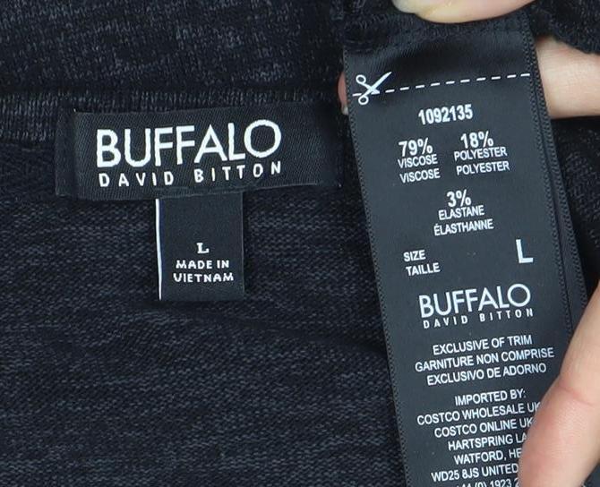 Buffalo Women’s Black Jumper L - Casual 3/4 Sleeve