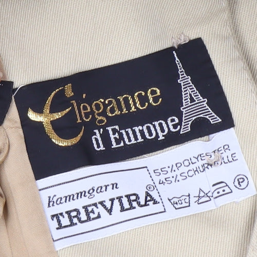 Élegance d'Europe Women's Beige Blazer Size 16
