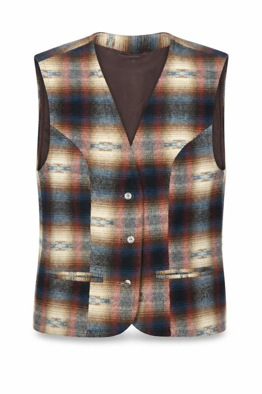 Casual Club Men's Multicoloured S Check Waistcoat