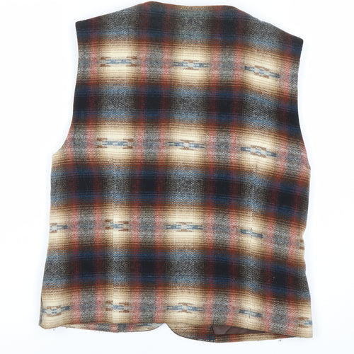 Casual Club Men's Multicoloured S Check Waistcoat