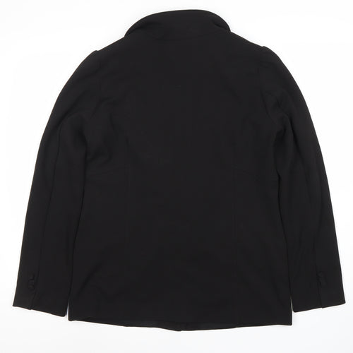 Wallis Women's Black Notch Blazer Size 12