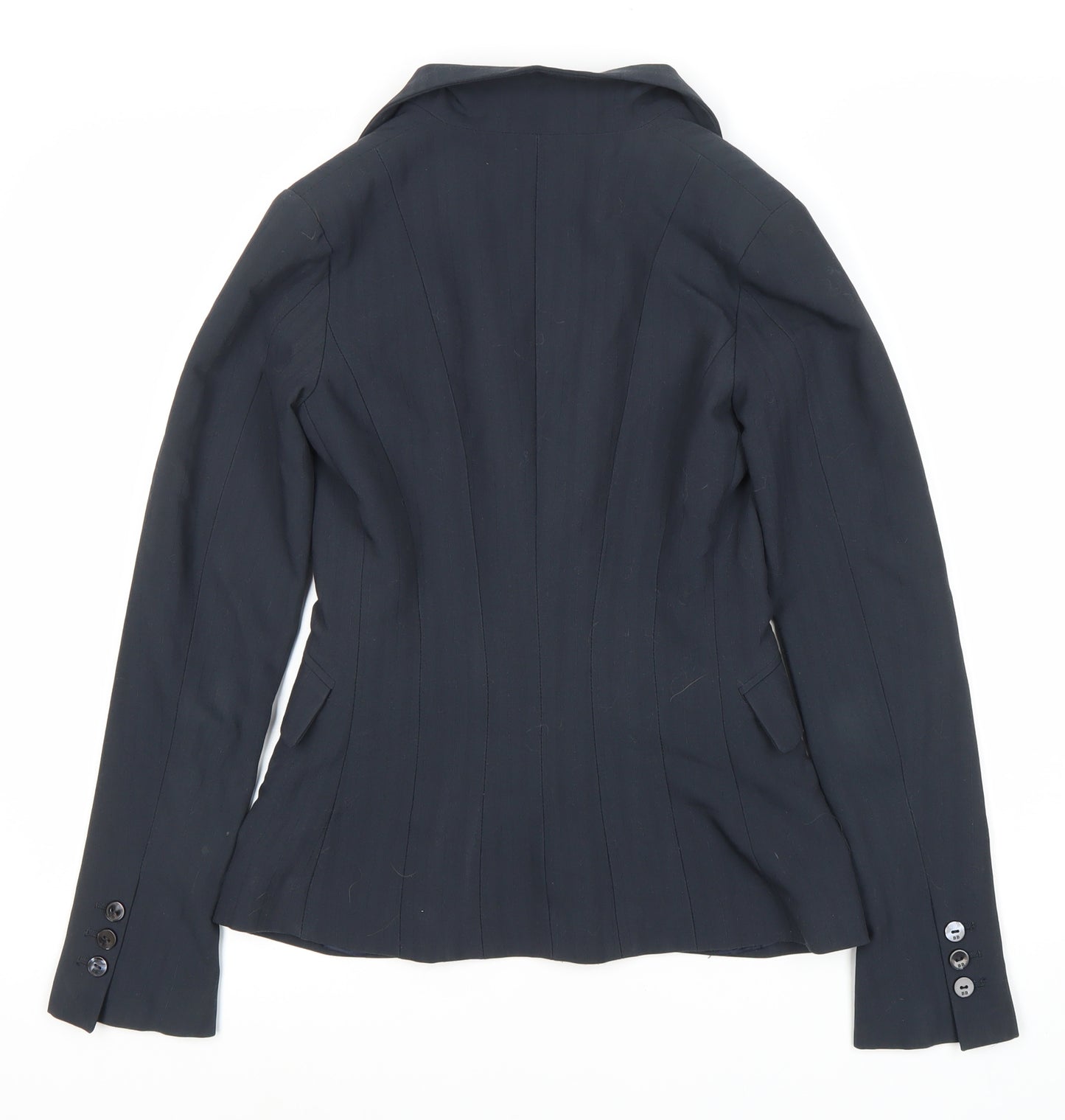 Betty Blue Women's Black Blazer, Size 12, Notch Lapel