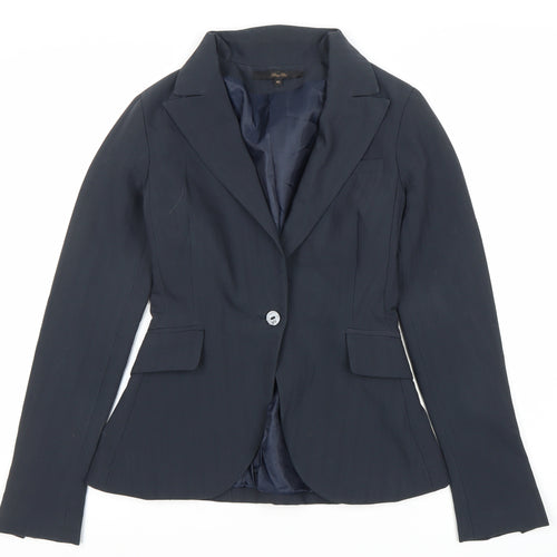 Betty Blue Women's Black Blazer, Size 12, Notch Lapel