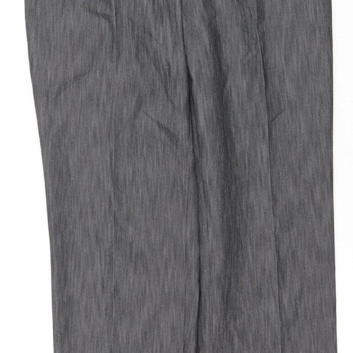 Fisser Women's Grey Straight Trousers Size 12