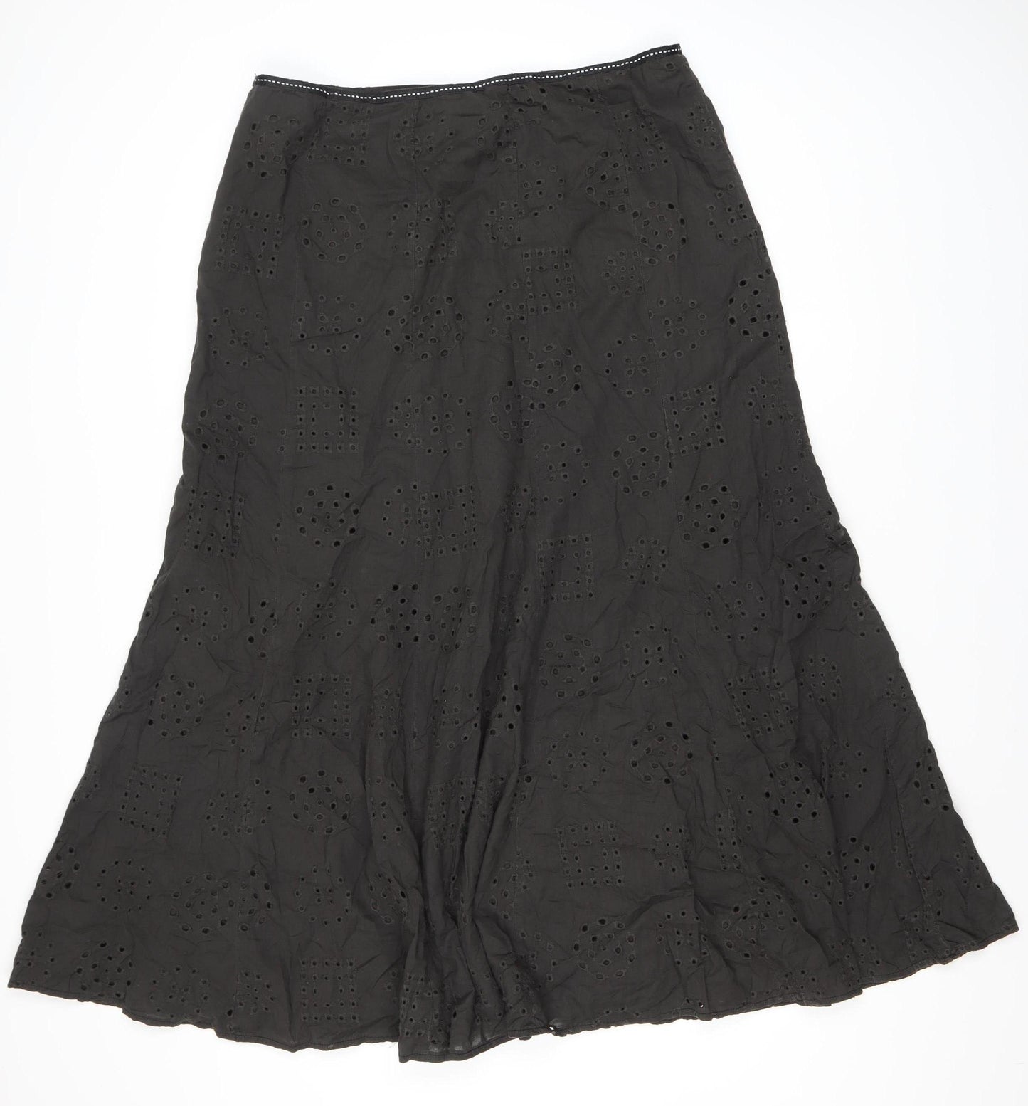 Marks and Spencer Women Black Skirt Regular Size 16