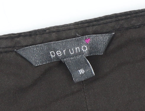 Marks and Spencer Women Black Skirt Regular Size 16