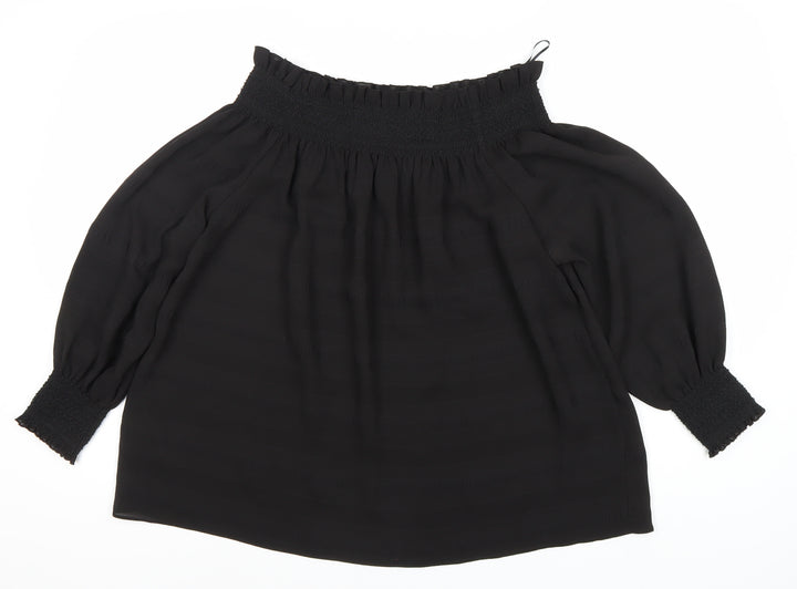 Star by Julien Macdonald Women's Black Blouse Size 16