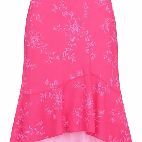 Marks and Spencer Women's Pink Floral Skirt Size 12