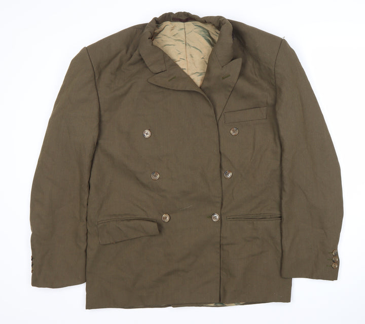 Fascino Men's Brown 36 Double-Breasted Blazer