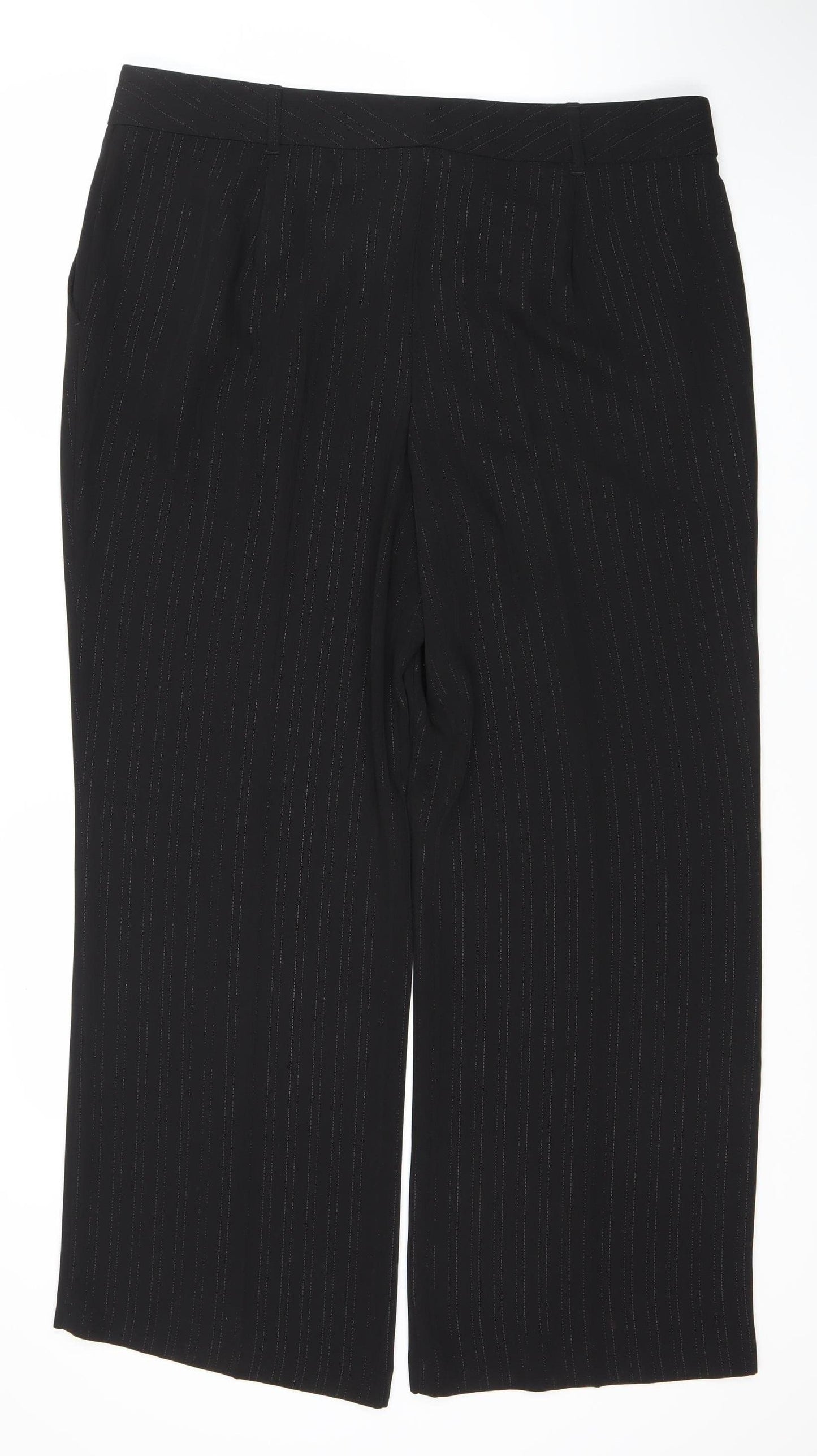 Marks and Spencer Women's Black Trousers Size 20