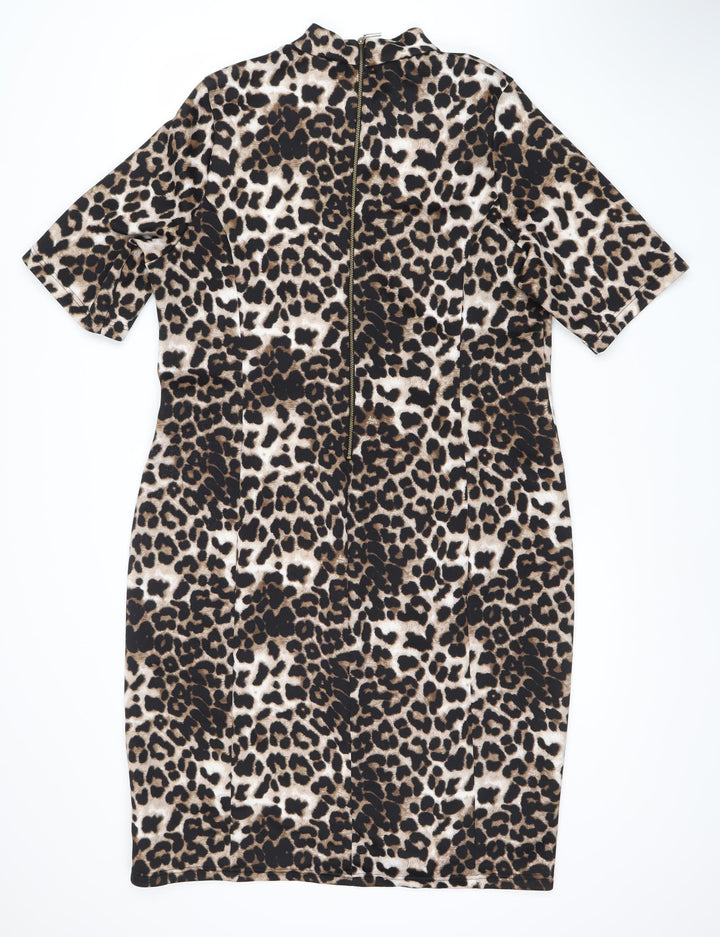Daniel Hechter Women Multicoloured Animal Print Dress